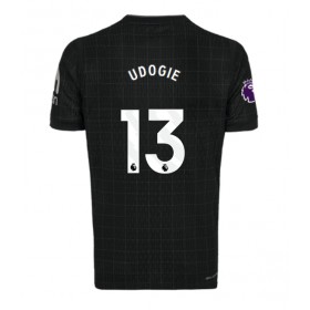 Tottenham Hotspur Destiny Udogie #13 Borta Kläder 2025-26 Kortärmad